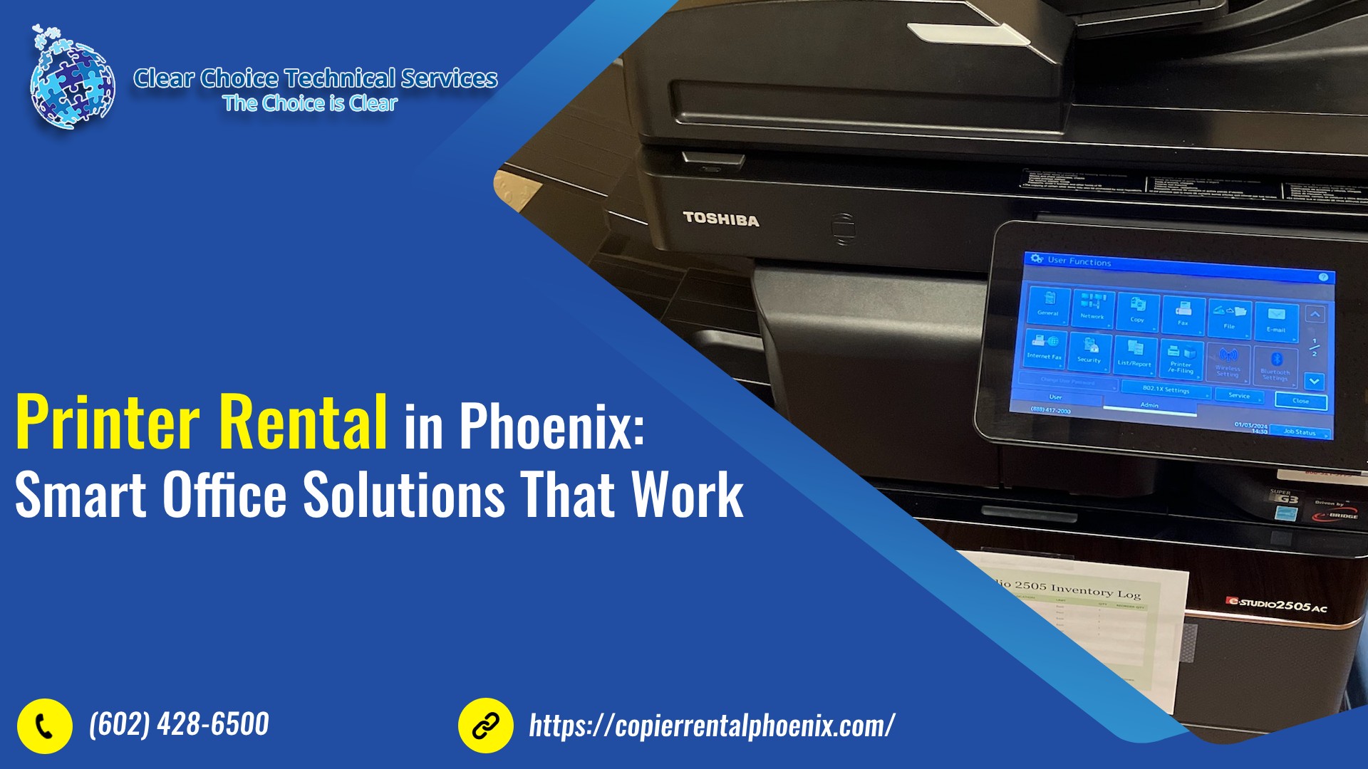 Printer Rental in Phoenix Smart Office Solutions That Work