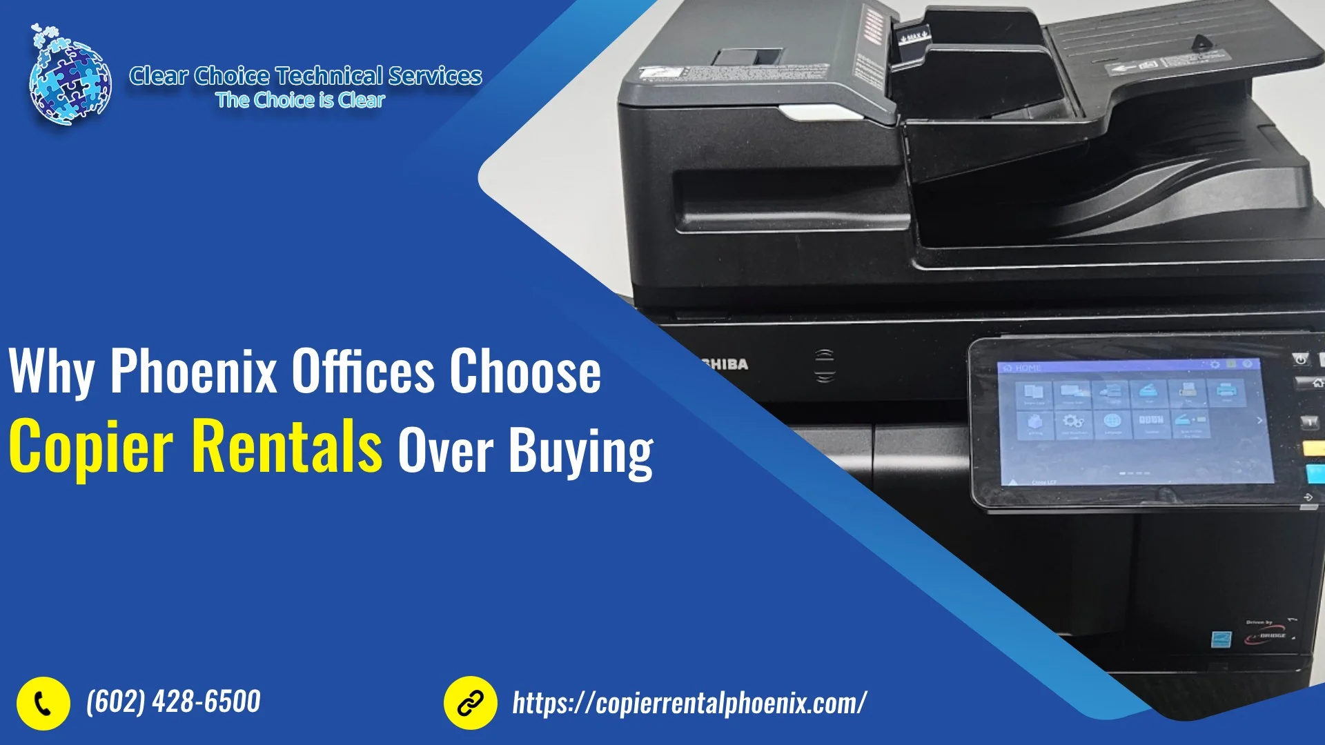 Why Phoenix Offices Choose Copier Rentals Over Buying